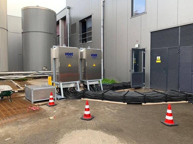 2500 kVA bypass voor twee net trafo's