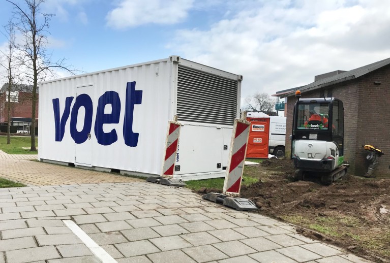 Synchrone overname in een woonwijk