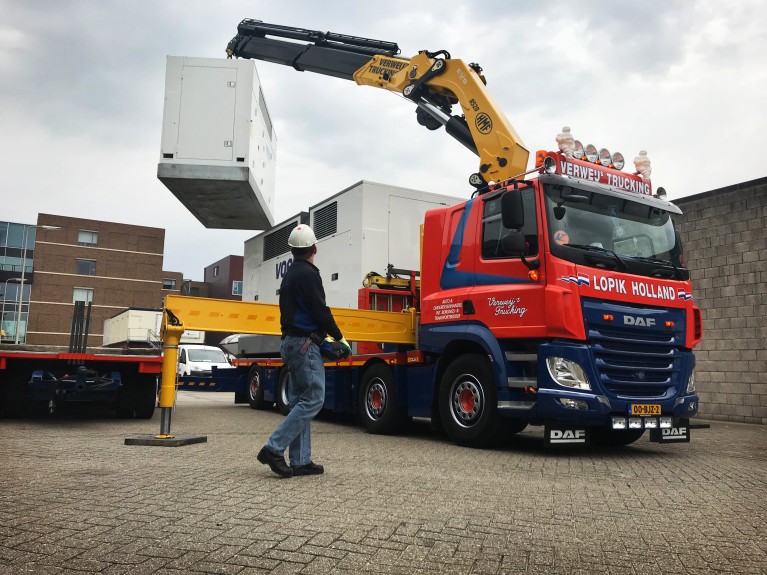 Stroominstallatie met een vermogen van 1500 kVA