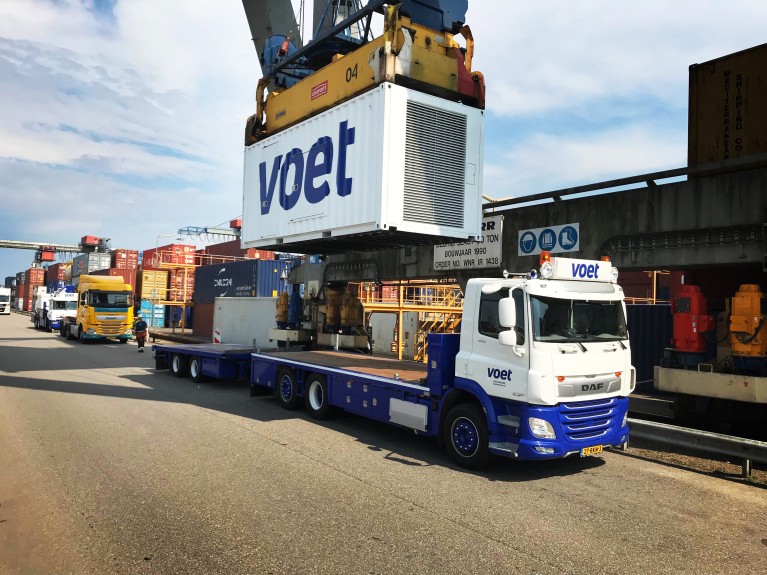 Storing in een haventerminal