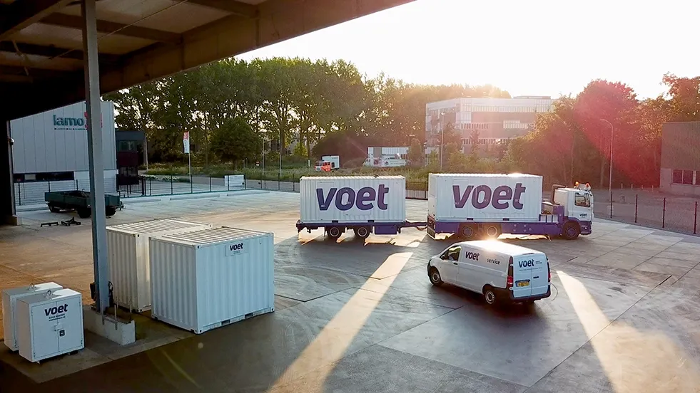 Nieuwe op en overslag voet energy solutions in gebruik