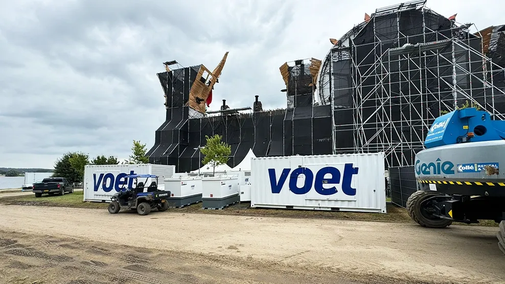 Stroomvoorziening dreamfields festival power4you voet verhuur