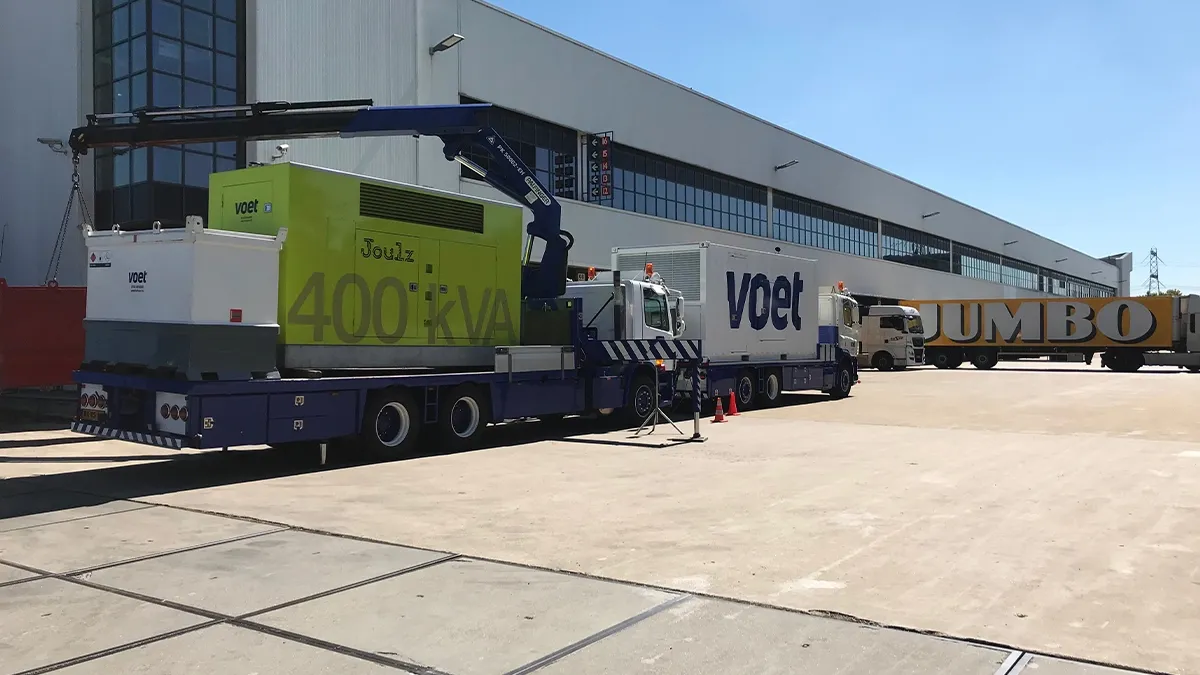 Noodstroom voor koelsysteem Jumbo supermarkt voet energy solutions 2