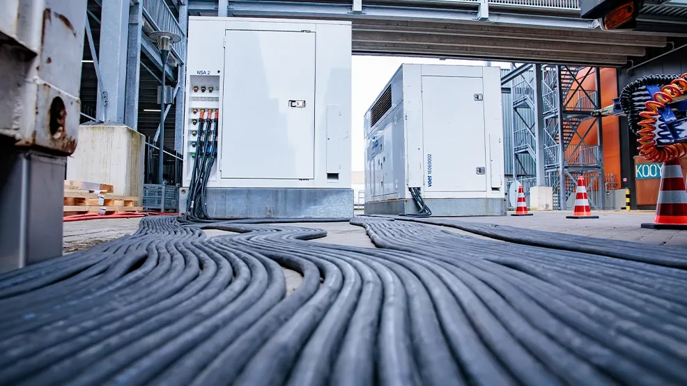 Voet energy solutions bekabeling project van der lande
