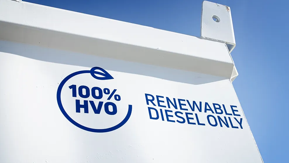 Renewable diesel 100 hvo brandstof voet energy solutions