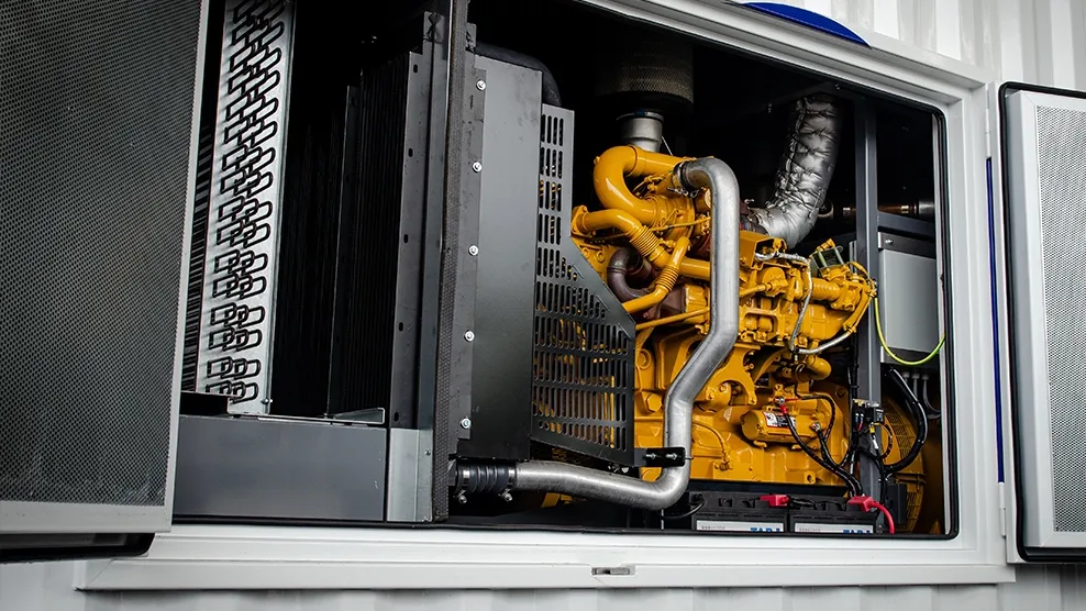 Dieselaggregaat stage v motor voet energy solutions