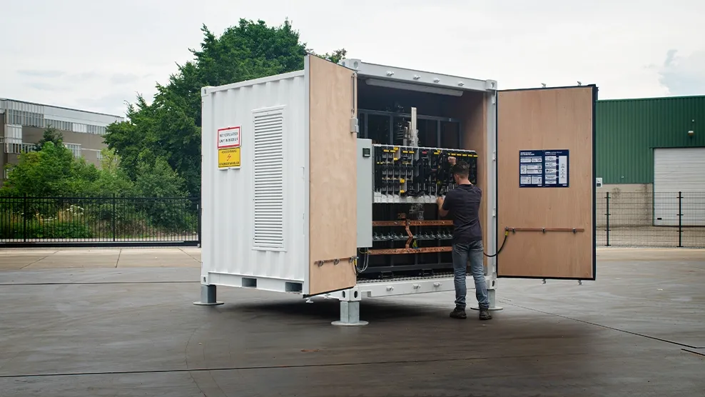 Transformator provisorium voet energy solutions laagspanningsrek